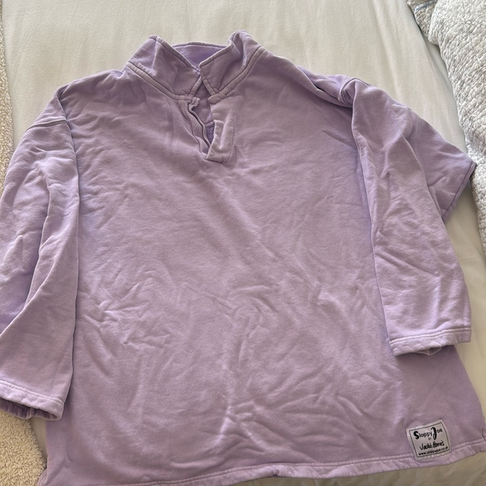 Sloppy Joe Lilac Sweater